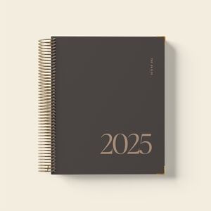 The Dailee Planner 2025 - Expresso and Gold